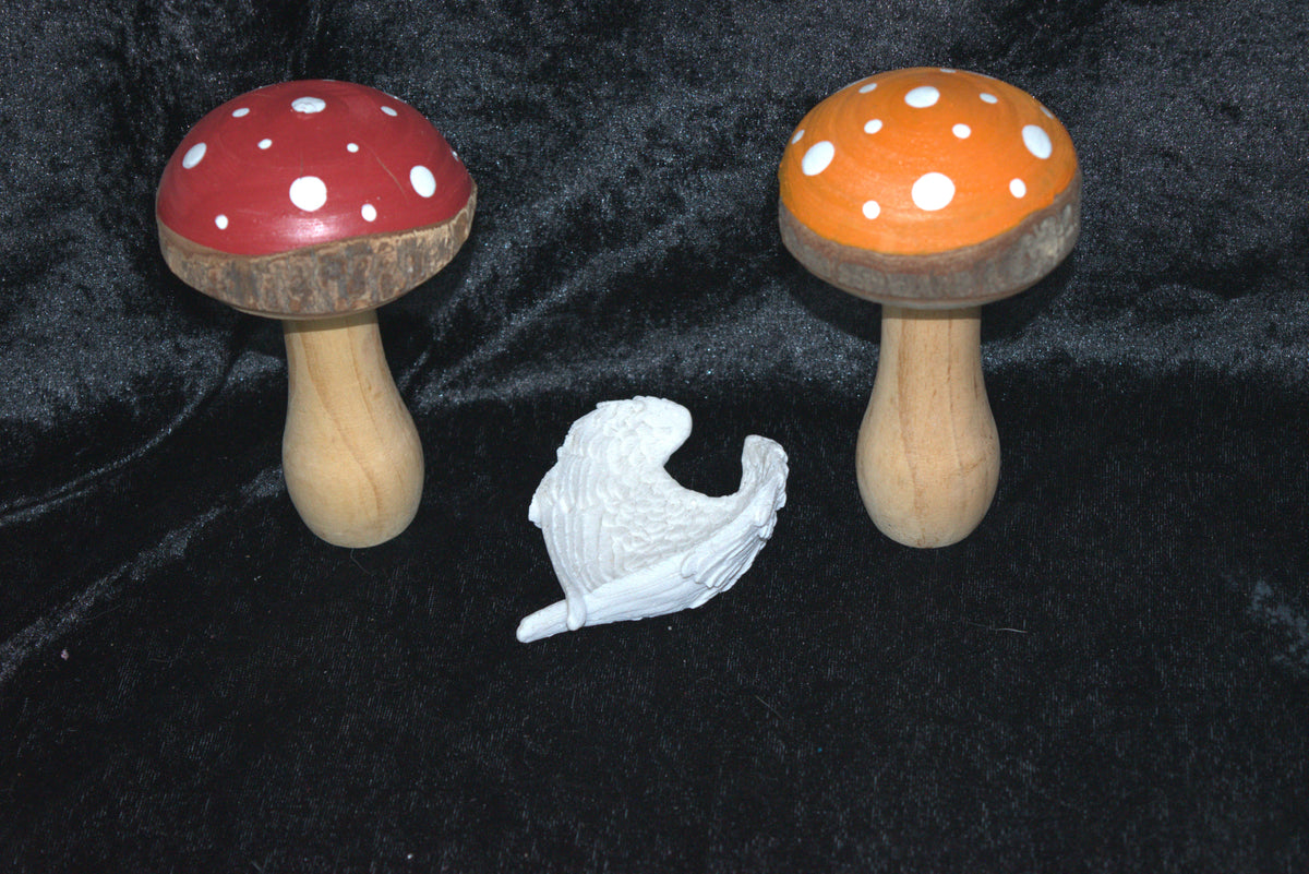 Angel wing trinket dish