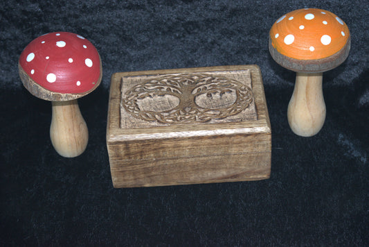 Carved Tree of Life box
