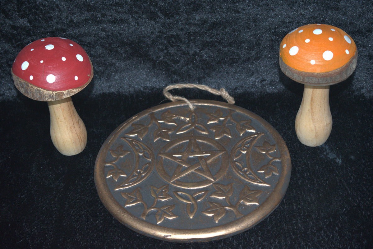 Brass coloured Terracotta wall hanging