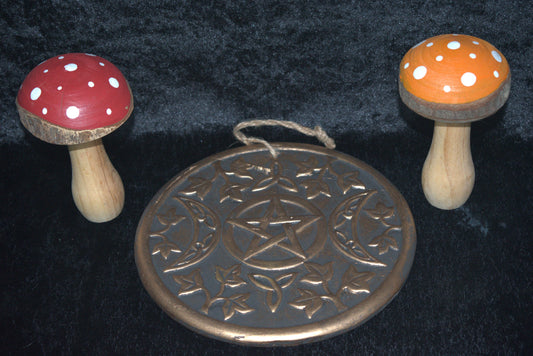 Brass coloured Terracotta wall hanging