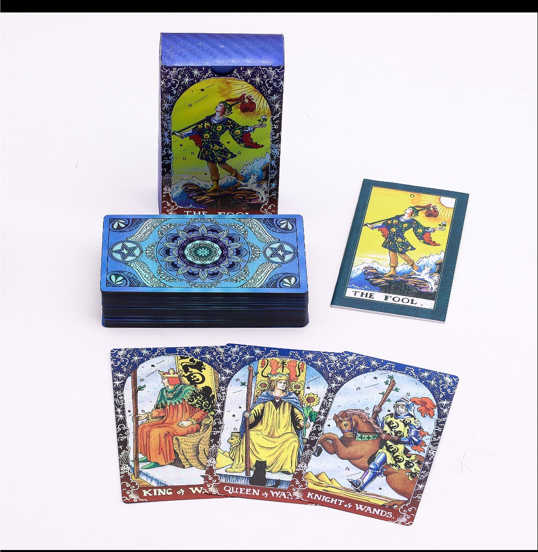 Raider Waite tarot deck Holographic, standard design