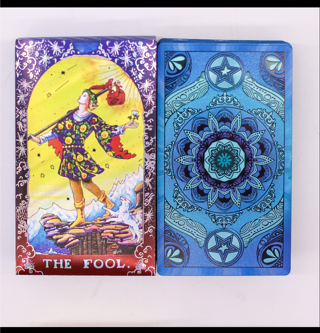 Raider Waite tarot deck Holographic, standard design
